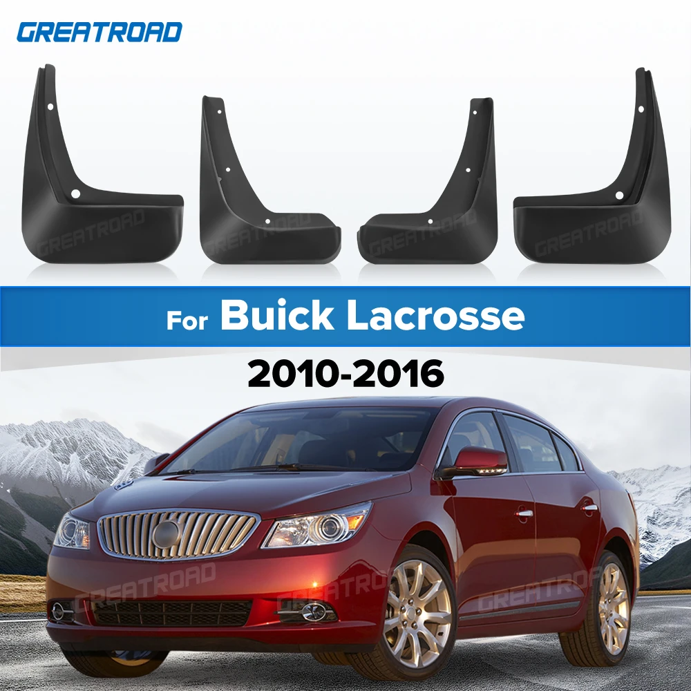 For Buick Lacrosse 2010-2016 2011 2012 2013 2014 2015 Fender Mudflaps Splash Guards Mudguards Mud Flaps car Accessories