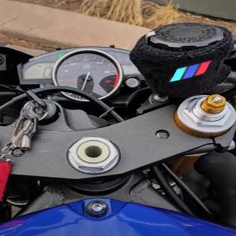 Motorcycle Universal Front Brake Fluid Reservoir Cover Sock Protection For S1000XR S1000RR S1000R R1250GS R1200GS F850GS F750GS