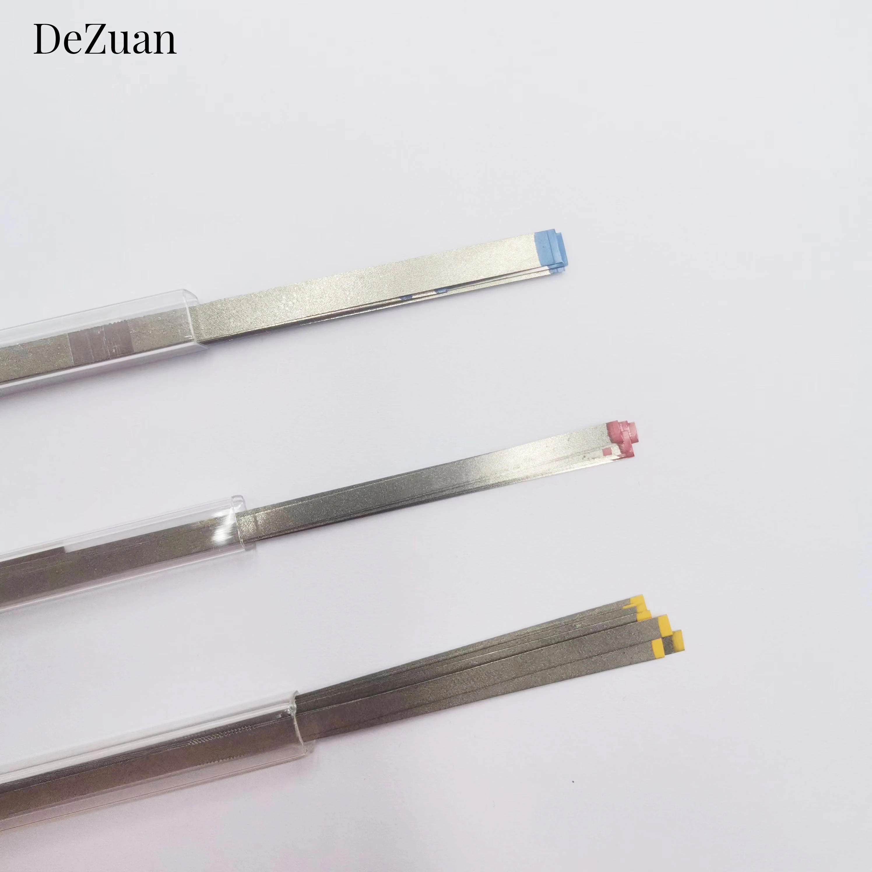 10Pcs/Tube Teeth Whitening Material Dental Metal Material Polishing Stick Diamond Strip