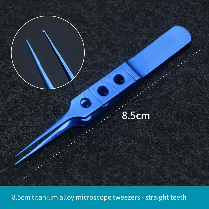 

Пинцет с двойными веками для жира, 8,5 см, пинцет для глаз, микропинцет, прямая изогнутая платформа, зубчатый