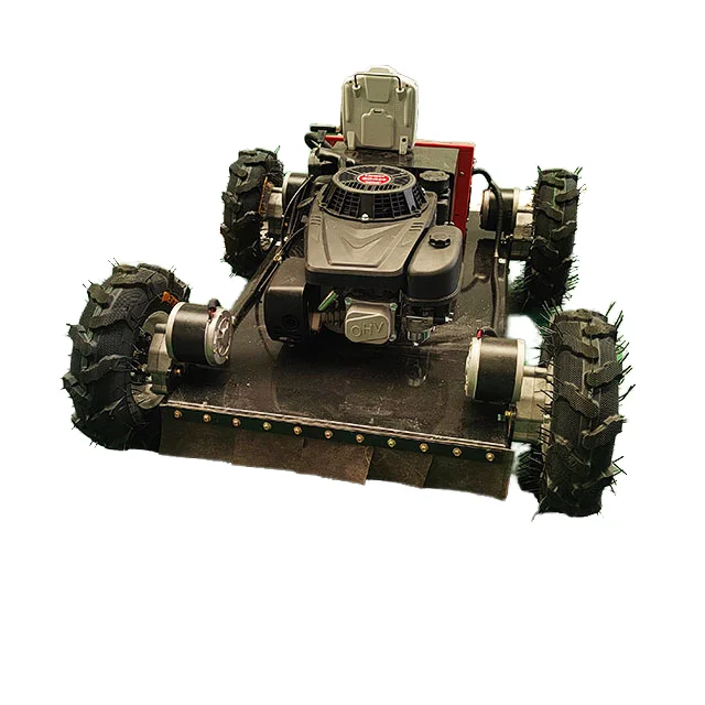 

Remote-Controlled Home Lawn Robot Mower Self-Propelled 4-Stroke Multifunctional Crawler Robot for Gardens