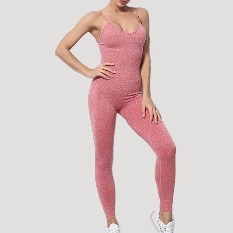 Women\'s Tracksuit Yoga Set Seamless Jumpsuits One Piece Fitness Workout Rompers Sportswear Gym Set Workout Clothes For Women