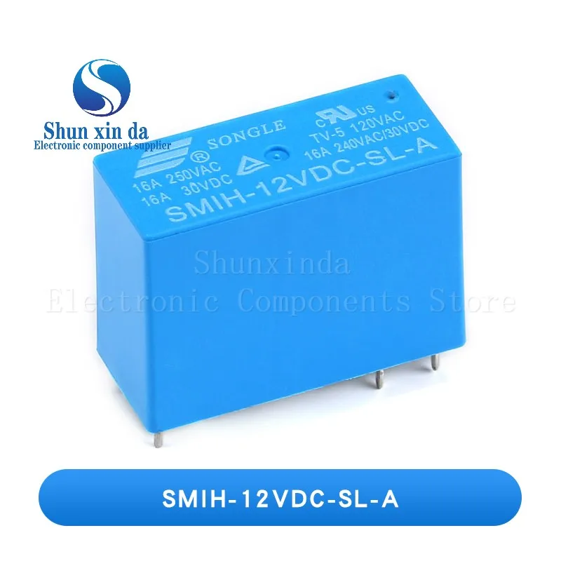 5PCS/Lot Relay SMIH-05VDC-SL-A SMIH-12VDC-SL-A SMIH-24VDC-SL-A SMIH-05VDC-SL-C SMIH-12VDC-SL-C SMIH-24VDC-SL-C 6/8Pin 16A 250V