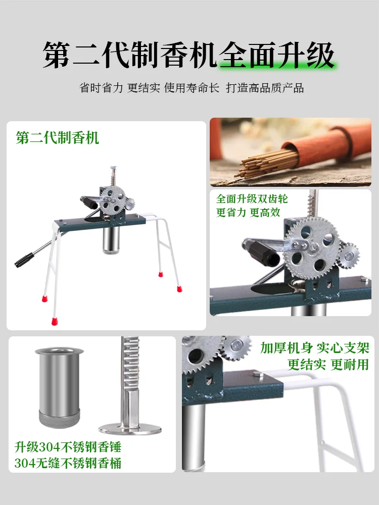 Incense squeezer, incense making machine, incense squeezing tool, manual incense making machine, manual household