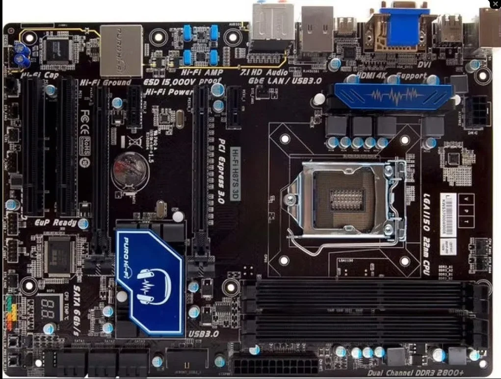 

Used For BIOSTAR Hi-Fi H87S 3D main board ddr3 1150 pins