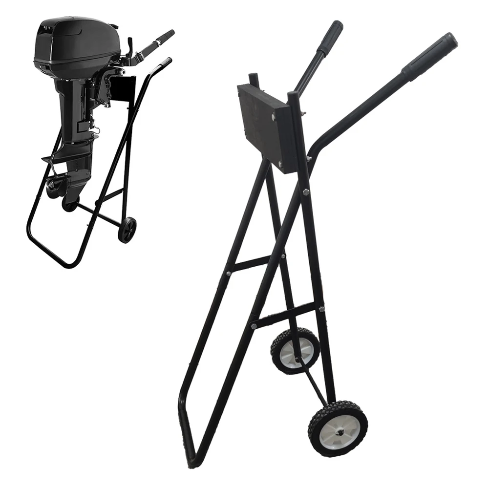 1 Set Outboard Motor Engine Trolley 85 KG Capacity Foldable Outboard Motor Trolley Stand Transport Wheel Boat Engine Carrier