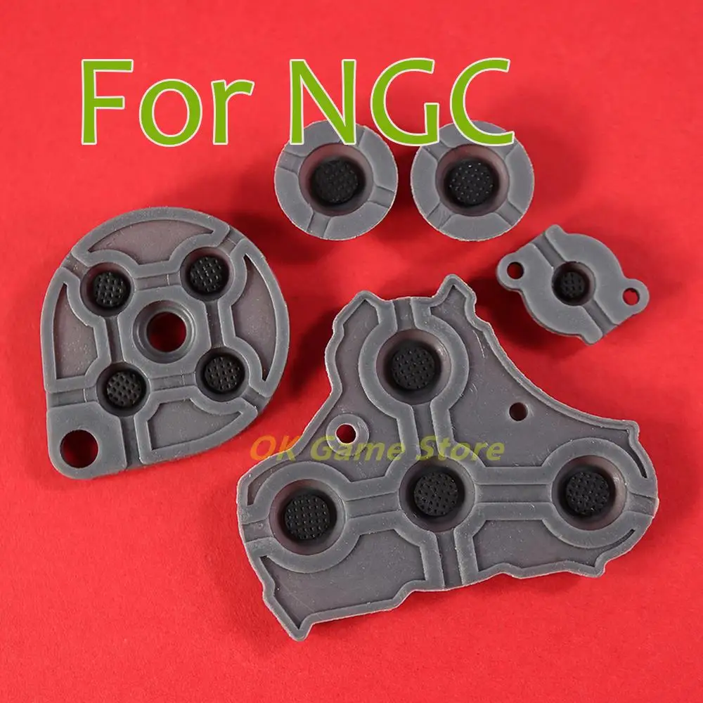 30sets Replacements For Nintendo GameCube NGC N GC Controller Conductive Silicone Rubber Button Pad