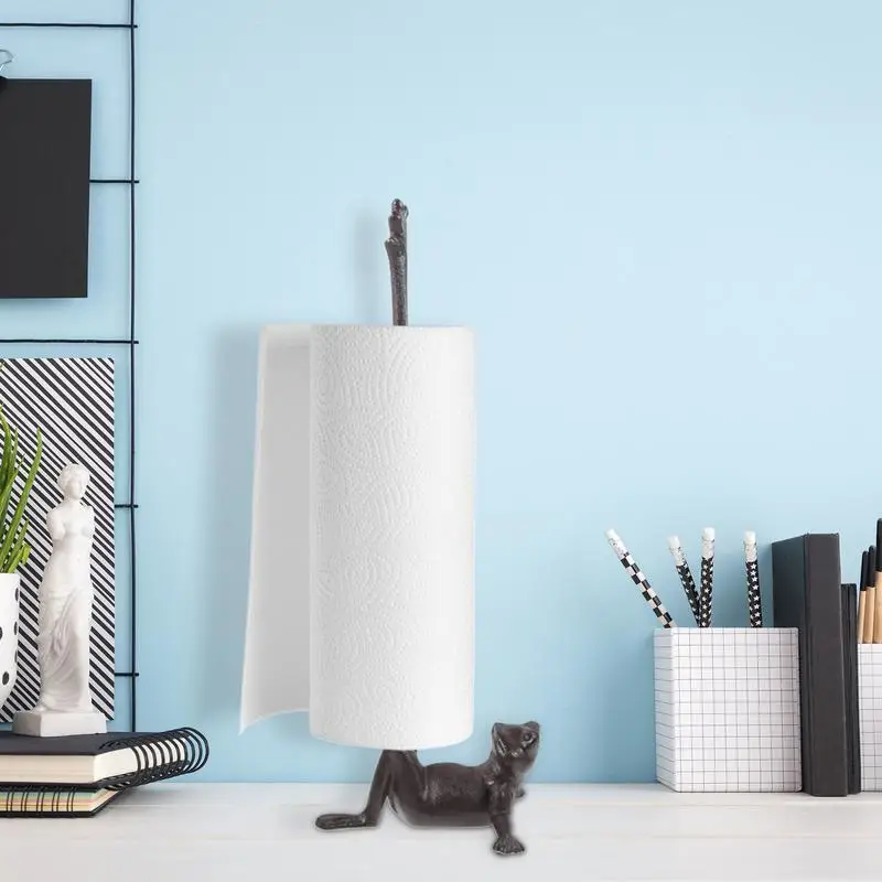 

Держатели для туалетной бумаги Лягушка Креативный стоячий держатель для туалетной бумаги Вертикальный стоячий органайзер для салфеток для пола или столешницы