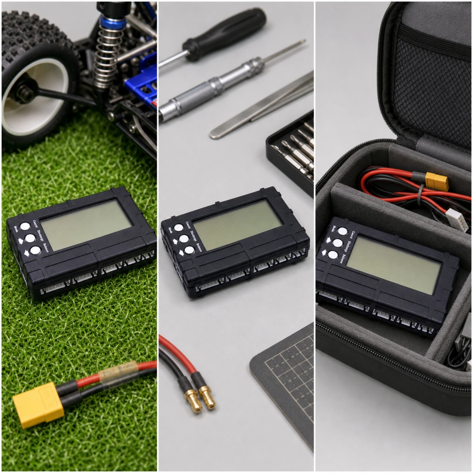 2-6S Lithium Battery Tester Multifunction Model Aircraft Battery Tester Handheld Easy to Use for RC Hobbyists