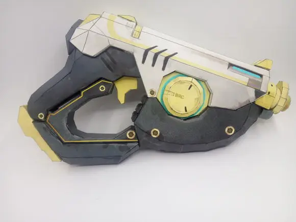 Game OW Hunting Pulse Gun 1:1 3D Paper Model DIY Handmade Toy