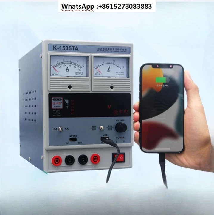 

1503A измеритель мощности для ремонта мобильных телефонов 15V3A/5A регулируемый регулятор напряжения постоянного тока цифровой указатель амперметра