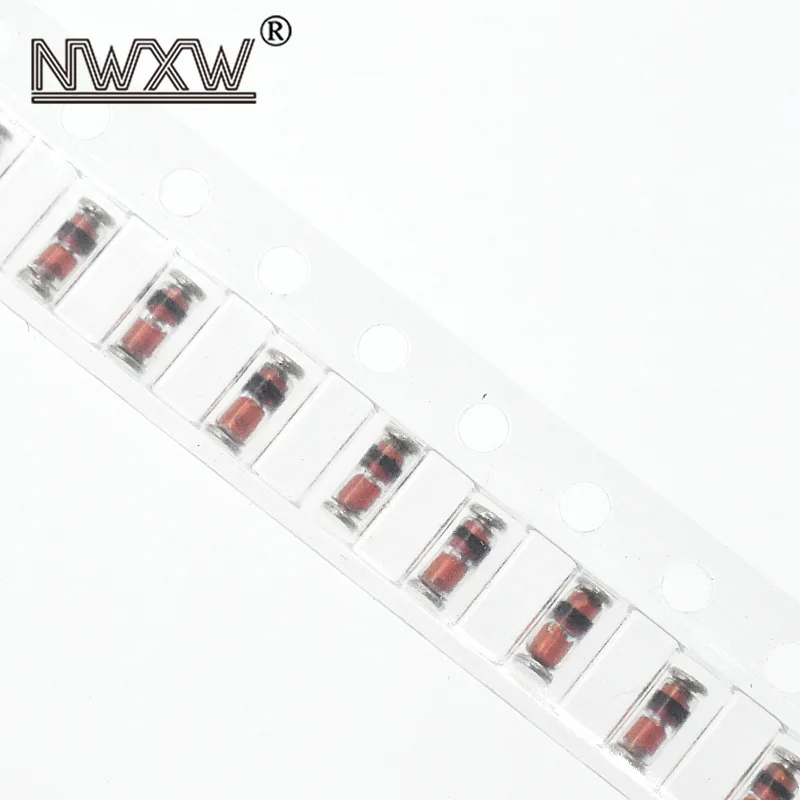 50pcs 1/2W SMD Zener Diode ZMM 2V/2.2/2.7/3/3.3/3.6/3.9/4.3/4.7/5.1/5.6/6.2/6.8/7.5/8.2/9.1/10/11/12/15/18/20/22/27/30/33/36/39V