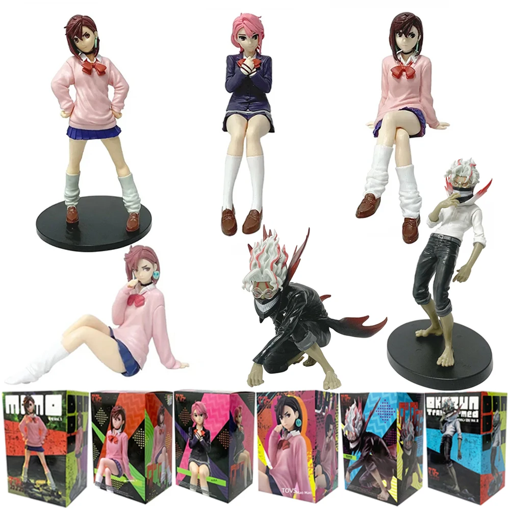 신작 애니메이션 '단다단' 아야세 모모 시라토리 에이라 앉은 자세 S.H.Figuarts 변형 조립 PVC 모델 장난감 액션 피규어 선물