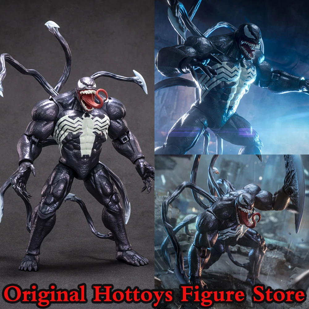 In Stock 1/10 Scale Male Soldiers Venom Movie Series Parasitic Anti-Hero Full Set 7-inch Action Figure Doll Gifts Collection