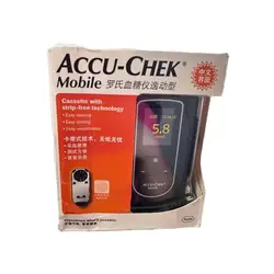 Accu Chek Mobile Blood glucose Meter Diabetic Glucose Blood Suger Meter 1 order Home self-service Cassette fully automatic