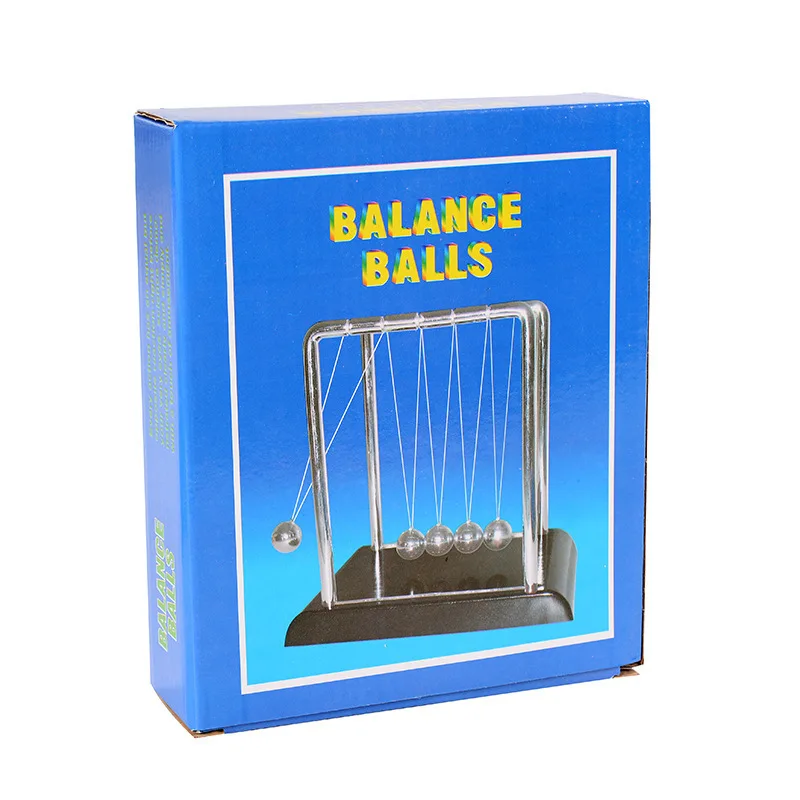 Newtons Cradle Balance Balls Small Size Perpetual Motion Physics Science Desktop Fidget Toys regalo creativo per adulti e bambini