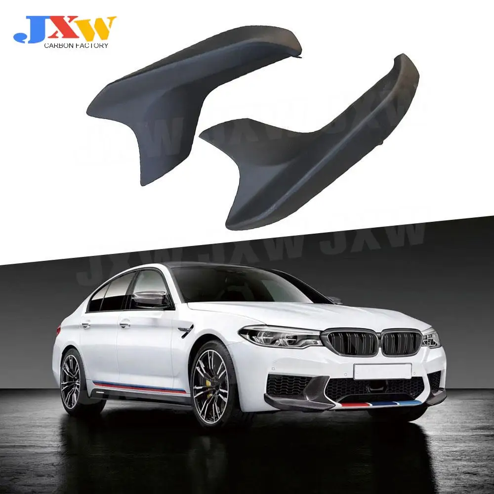 

For 5 Series Carbon Fiber Front Lip Splitters Flaps Corner Covers For BMW F90 M5 2018-2022 MP Style Bumper Trim Protector FRP