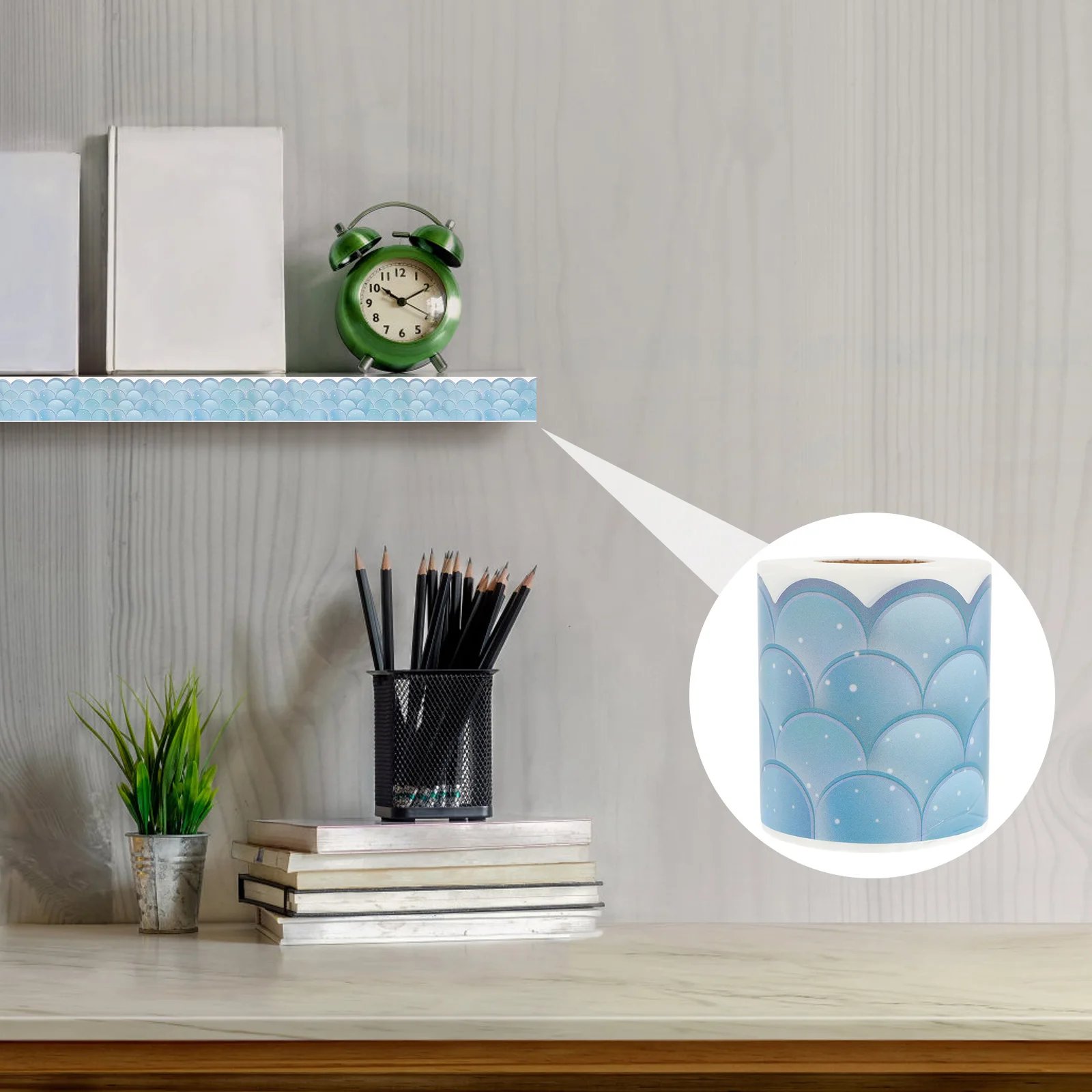 

Wave Pattern Stickers Wavy Border Decor Classroom Supplies Blackboard Bulletin Board Chalkboard Trim Decal DIY Paper