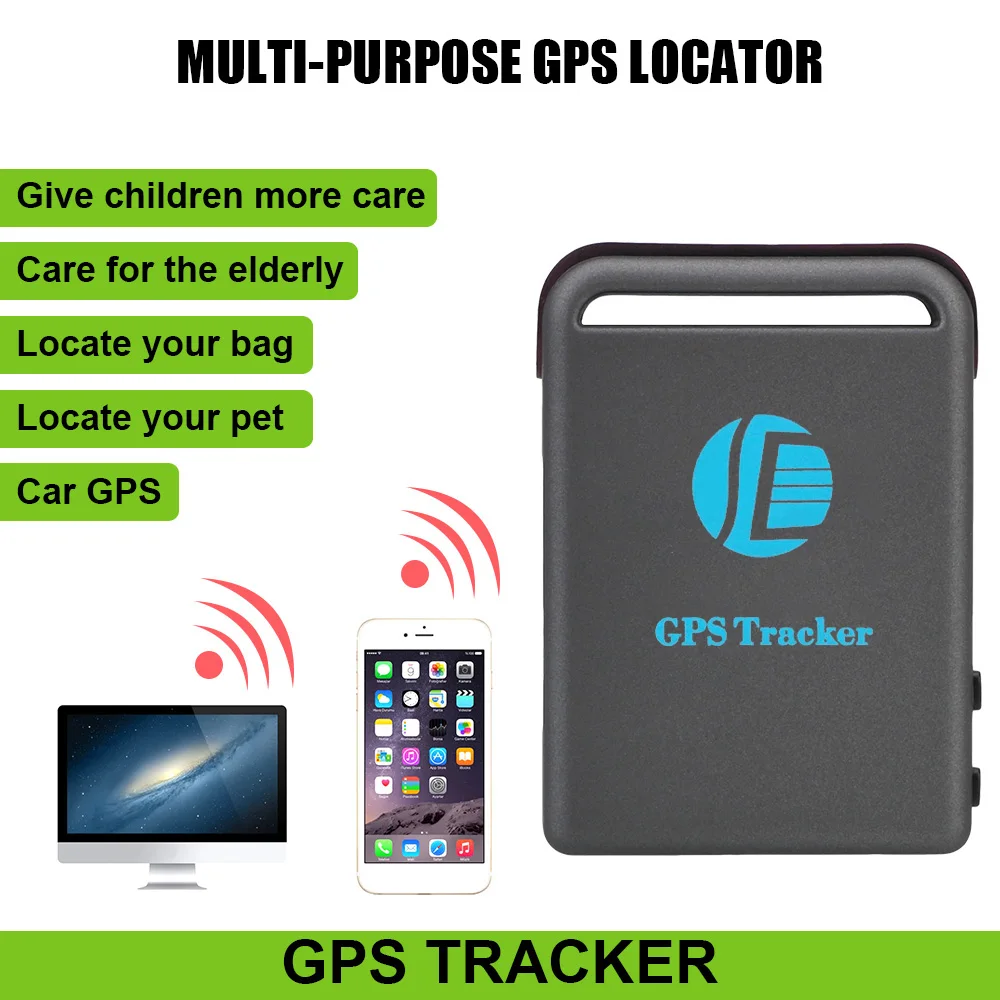 Auto Fahrzeug Tracking Locator Gerät Fernbedienung Auto Zubehör Über Geschwindigkeit Alarm GSM GPRS GPS Tracker Mini TK102B