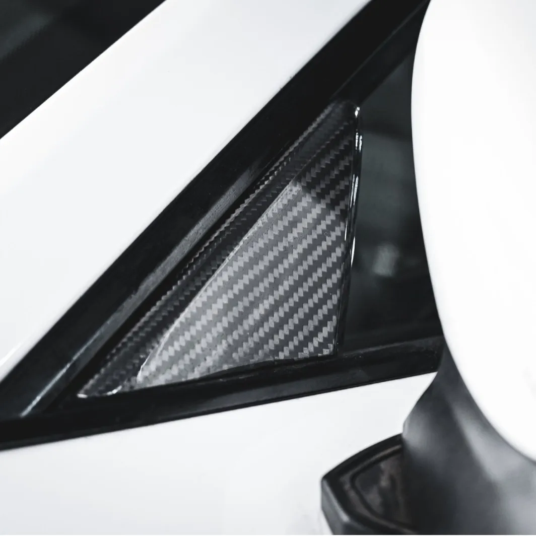 For 12-19 Porsche 911 991 Dry Carbon Replacement, Carbon Fiber Window Triangles