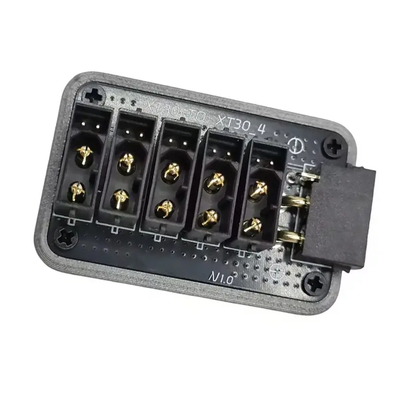 ●50A XT30 (2+2) Power Distribution Board Support CAN Protocol 5-Channel Output For Robot RC Car/Boat DIY Accessory