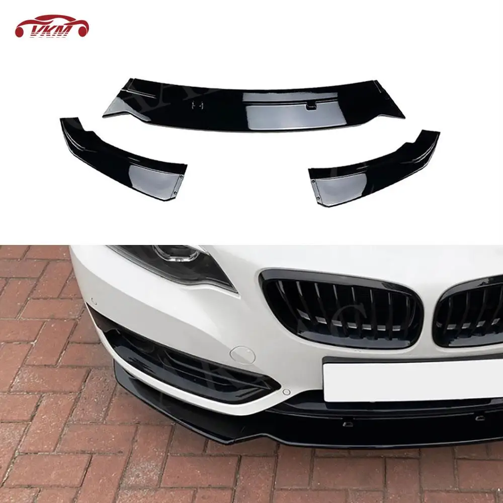 

Front Chin Bumper Spoiler Lip Protect Cover Bodykit Splitters Accessories for BMW 2 Series F22 Standard 2014-2021 Car Styling