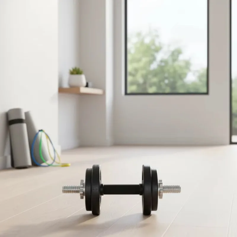 Adjustable Dumbbell Weight Set Home Workout Barbell Combo