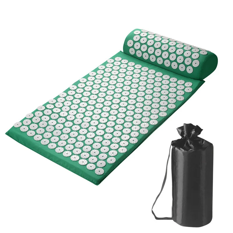 Acupressure Mat Full Body Spike Massage Pillow Fitness Exercise Yoga Mat Deep Relaxation Muscle Recovery Portable Pain Relief