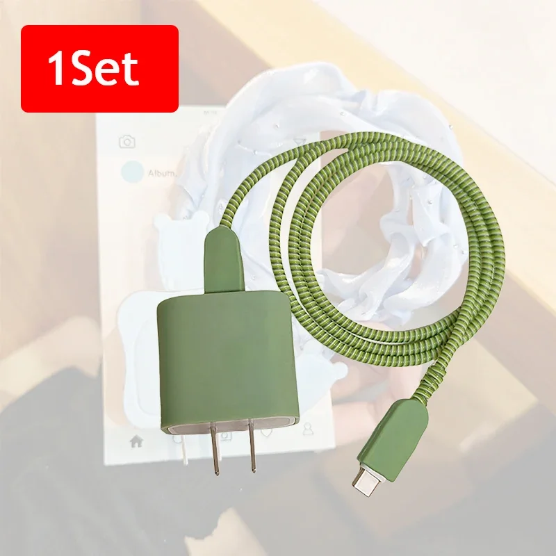 For Charger Protector Case Cover 18W 20W Anti Break Scratch Proof Charger Cable Protective Rope Winder For  17 16
