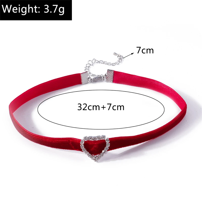 Modische Samtkette für Damen, koreanischer Stil, Schleifen-Choker, Mädchen-Party- und Festivalschmuck, Dekoration – Detail 7