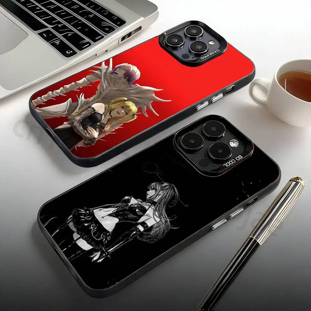 

D-Death N-Note Misa L Yagami Phone Case For iPhone 17,16,15,14,13,12,11,Pro,Max,Plus,Mini, Matte Shockproof Case
