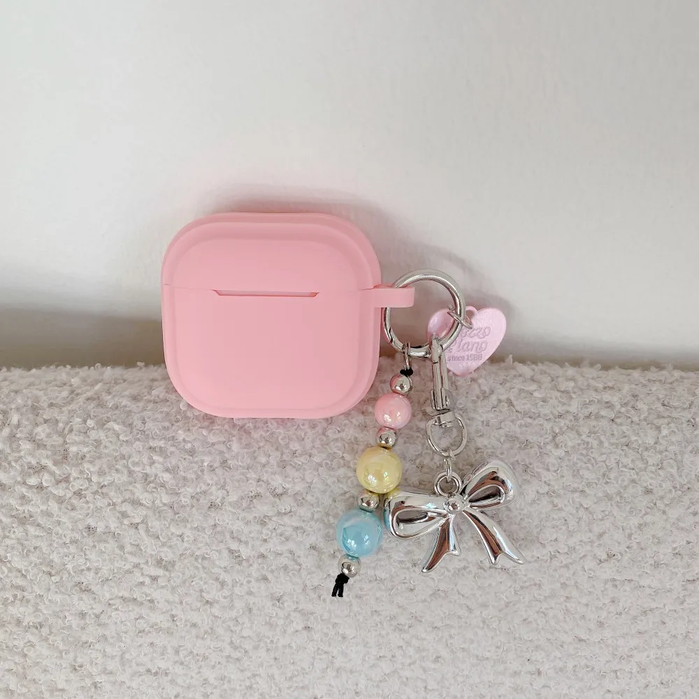 Soft Silicone Headphone Case For AirPods Pro 3 3rd Pro3 2025 USB C Cover For AirPods 4 3 2 1 Pro 2 2nd Pro2 Cases With Keychain - Image 5