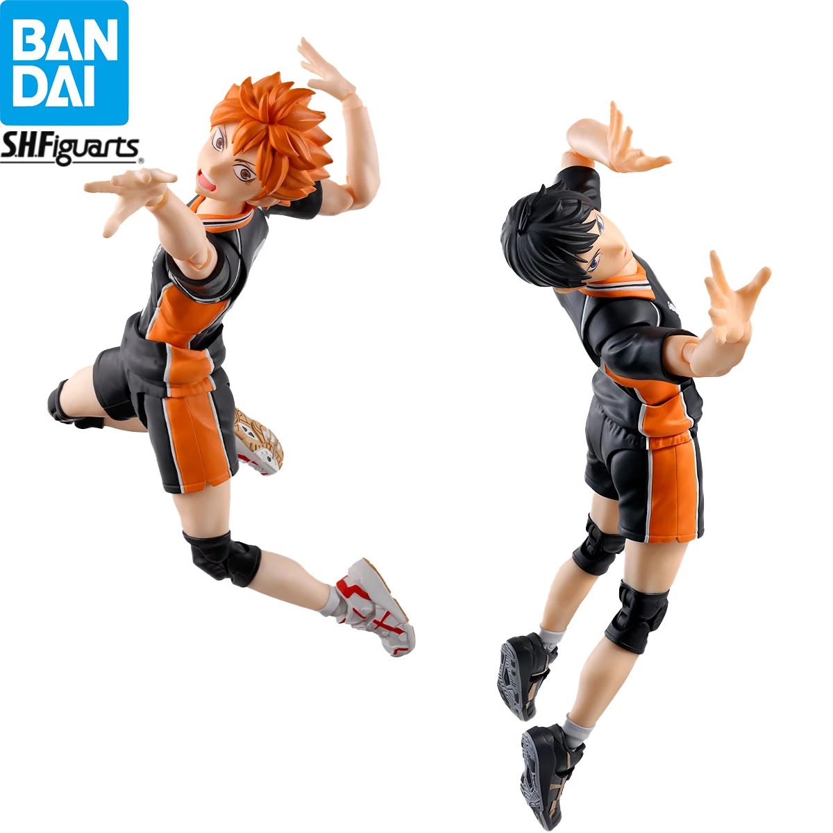 

BANDAI S.H.Figuarts Haikyuu! Anime Figure Hinata Shoyo Kageyama Tobio 1/12 Action Doll Original Collectible Model Toy