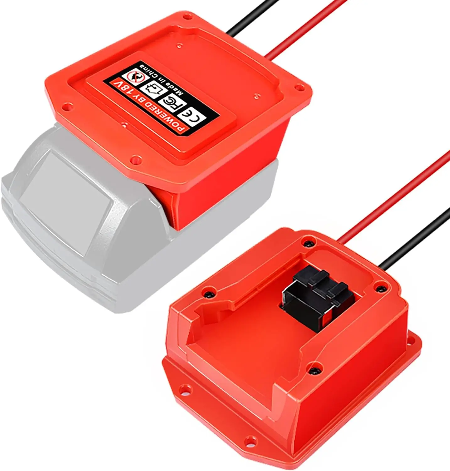 Adaptador de Bateria para Milwaukee Adaptador Power Wheel 14 Awg Fio Conector Faça Você Mesmo rc Brinquedos Robótica 18v