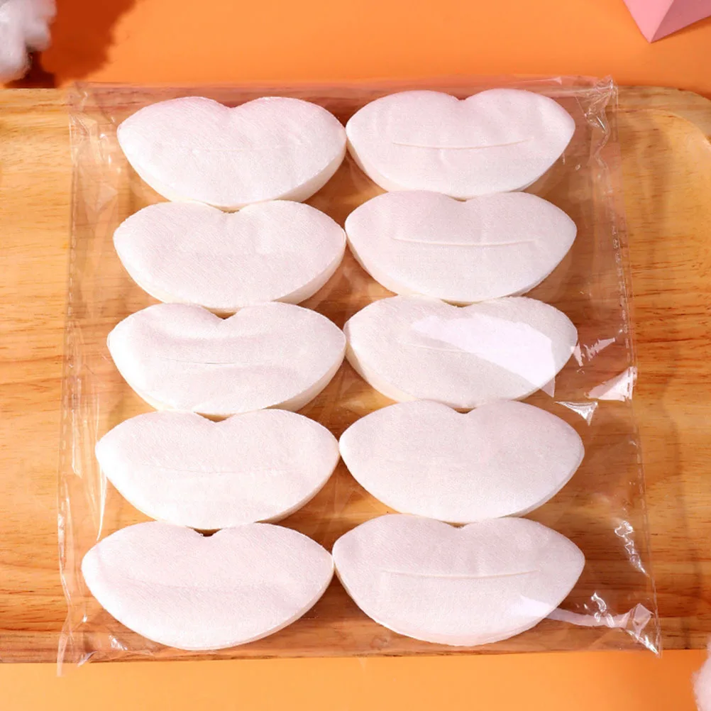 1000 Uds. Mascarillas de labios transpirables papeles desechables películas hidratantes calidad superior fácil DIY mascarillas de labios para el cuidado del hogar