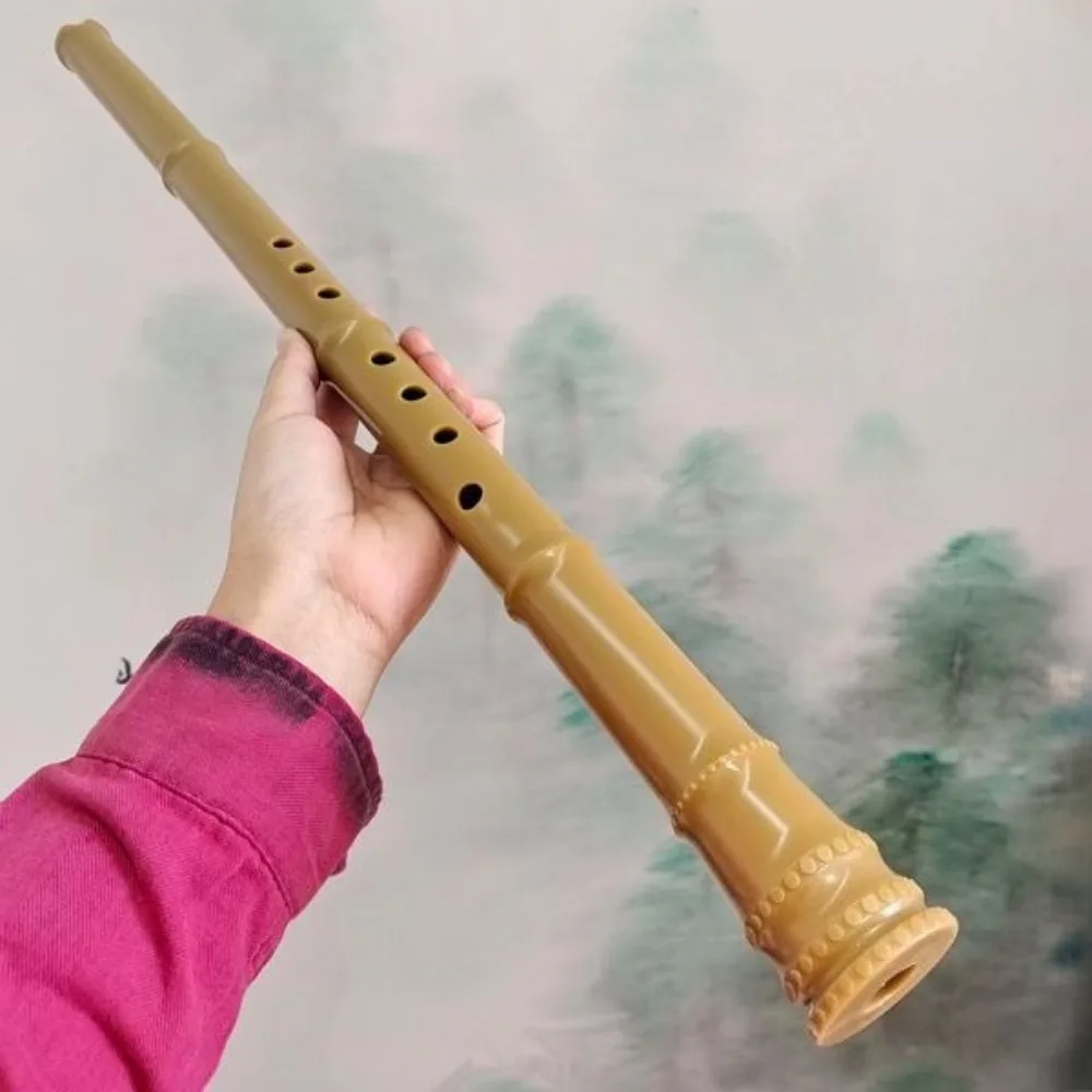 Traditional Chinese Resin Xiao Flute E/F/G Key Healing Forehand 8 Hole Flute 62cm Portable Ideal Musical Instrument Gift