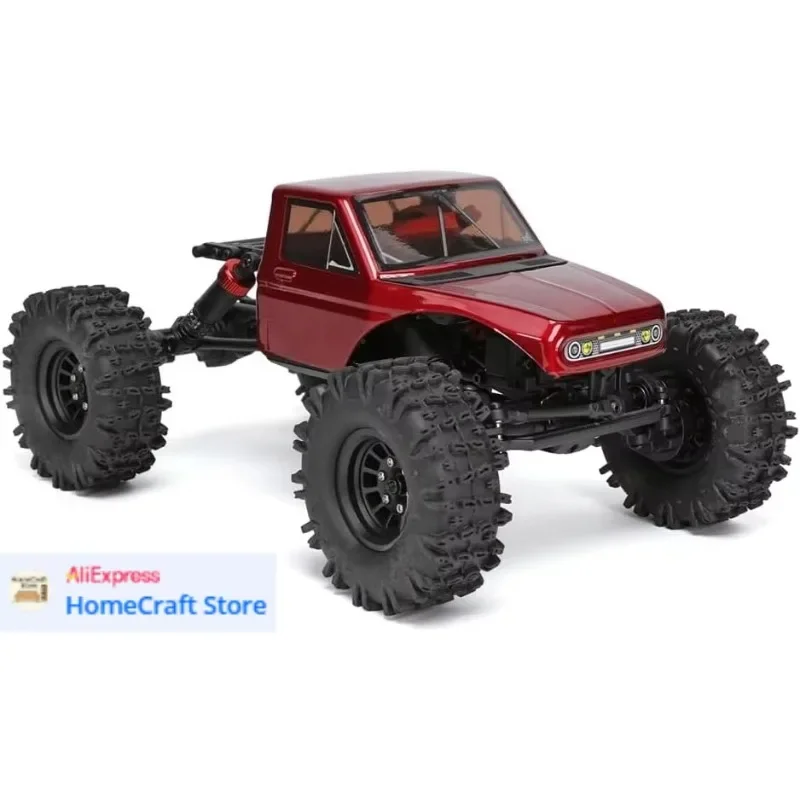 Hot Sales18 APEX, 1/18 Scale Brushless Electric Rock Crawler, Carbon Fiber, 4WD RC Car for Adults with 2.4GHz Radio System (Red)