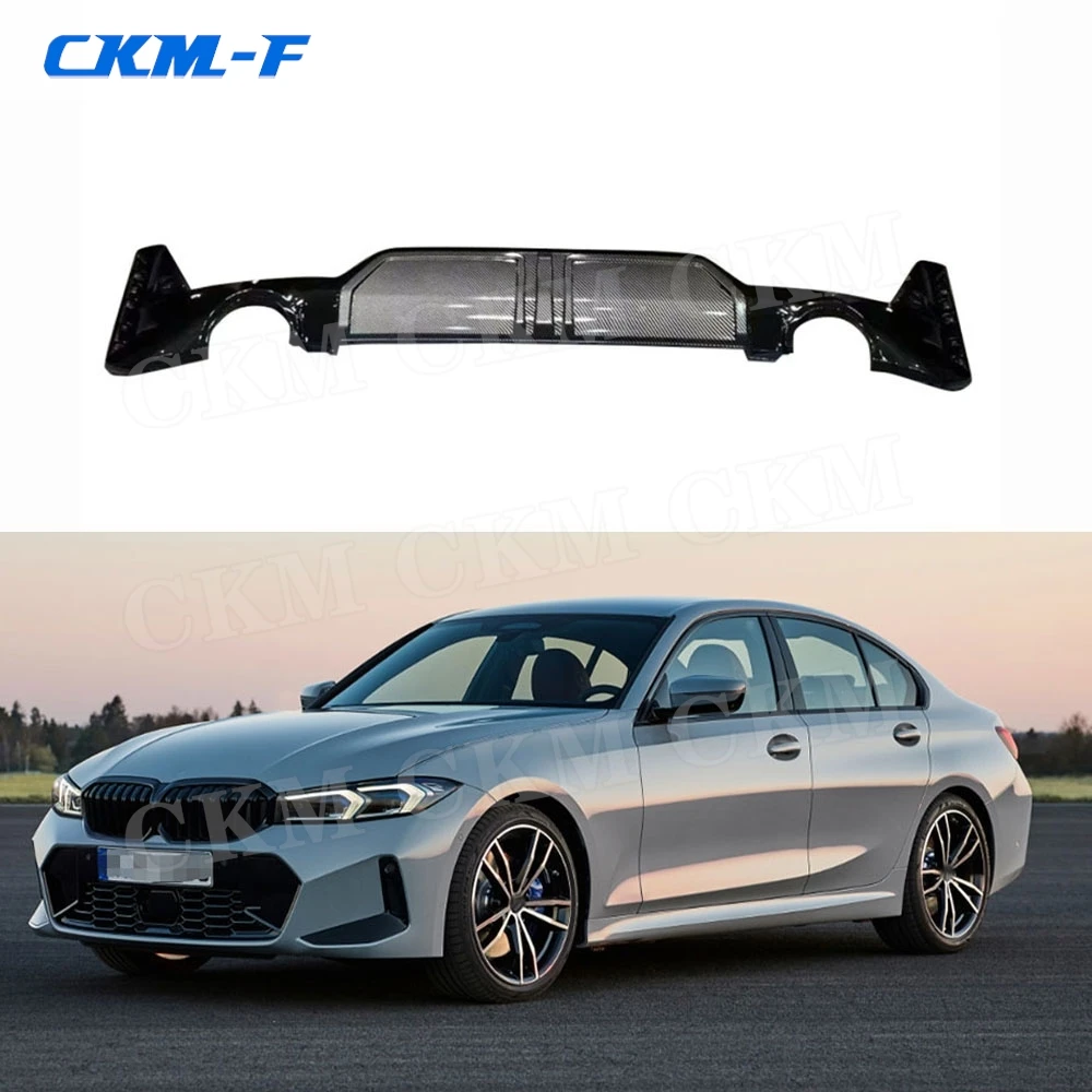 

M Style Rear Diffuser Bumper Lip Spoiler Car Body Kits Accessories for BMW 3 Series G20 G28 LCI 340 M Sport 2023+