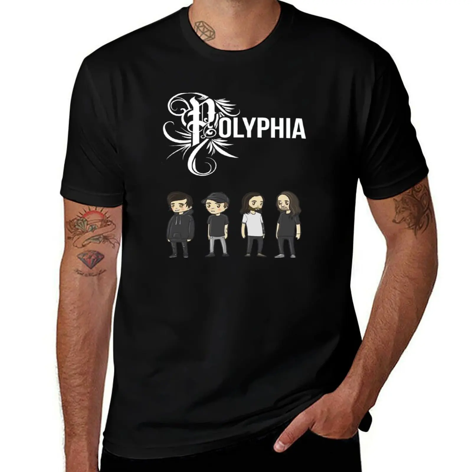 

polyphia band - graphic design T-Shirt Work Outdoor T-Shirt for Men