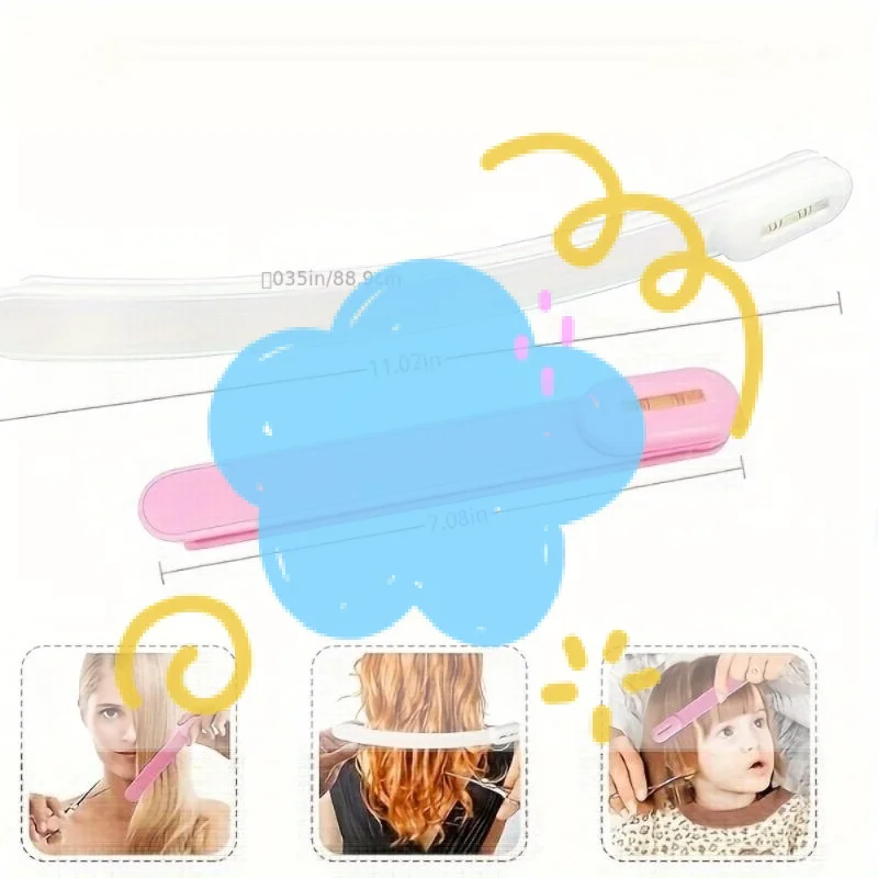 

Hair Cutting Tool Kit 4Pcs Anti-slip Bangs Trimming Scissors Comb for Family Home DIY Hair Styling