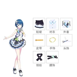 Kiritani Haruka Hanasato Minori Momoi Airi Hinomori Shizuku Cosplay Anime Project Sekai Colorful Stage feat Hatsune Miku Costume