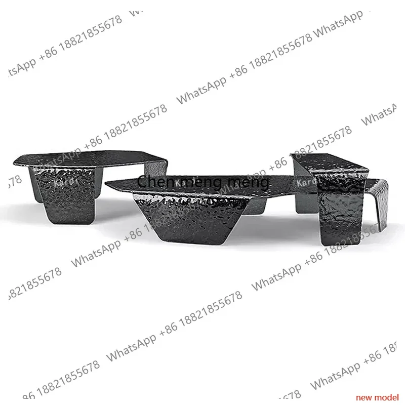 A178Waterpoor Aesthetic Coffee Table Designer Unique Organizer Creativity Coffee Table Decoration Living Room Meubles Home Furni