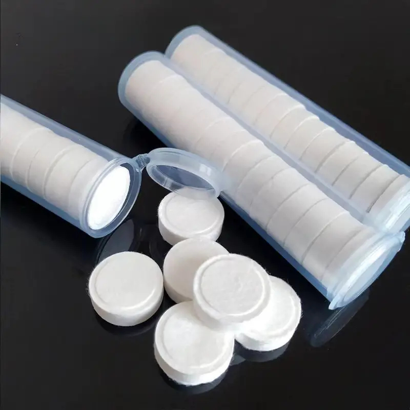  20pcs/2Box Portable Disposable Compressed Towels - Perfect For Outdoor Travel & Hiking Barrel mounted 