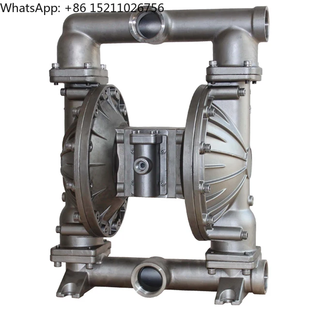 

Factory Customization Food Grade Full Stainless Steel 316/316L Air Operated Pneumatic Double Diaphragm Pump