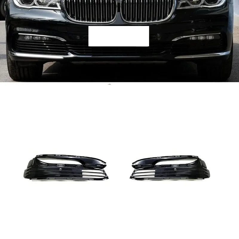 Front bumper fog lamp cover grille For BMW 7 Series G12 2016-2018 Low configuration