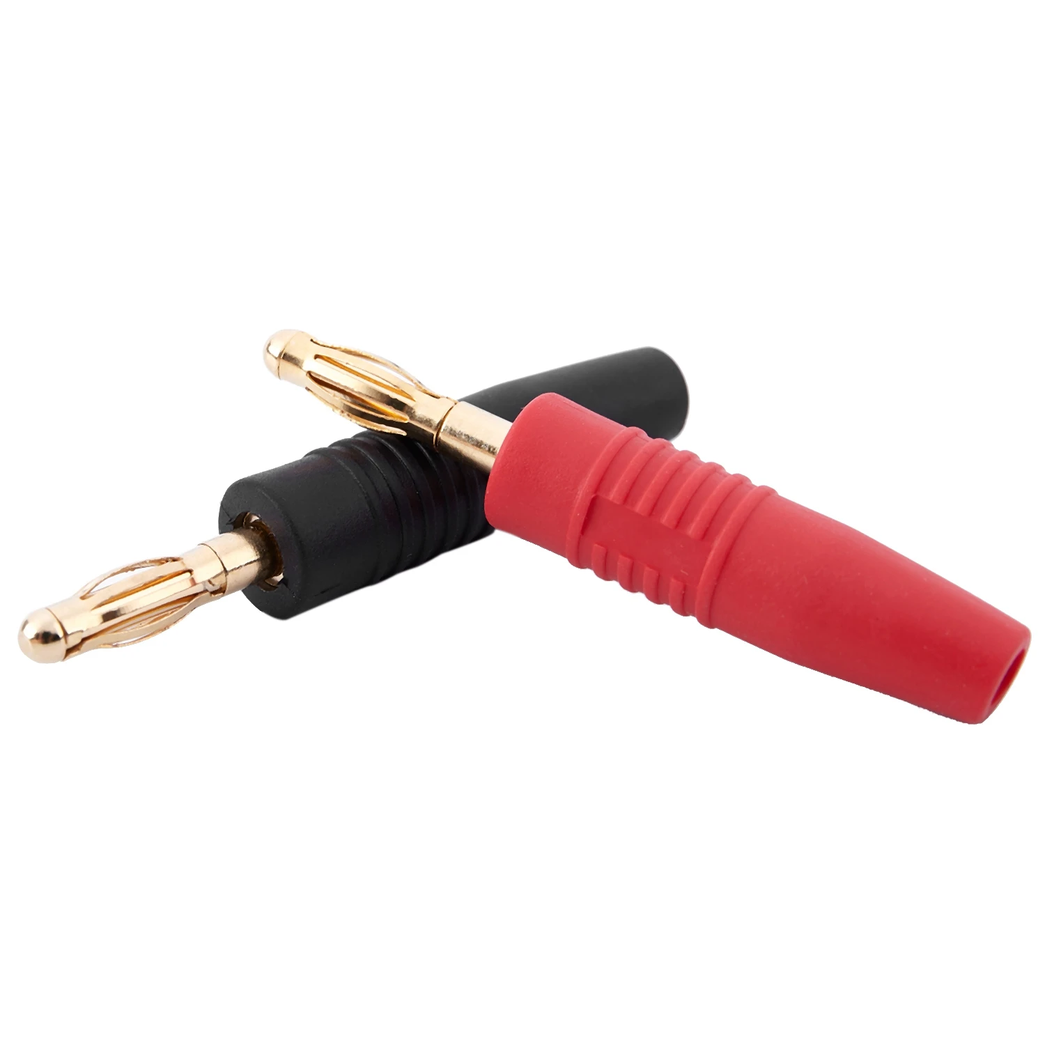 Pin de Cable de altavoz Musical chapado en oro B7, Conector de enchufe Banana, 4 piezas, 4mm, 24K