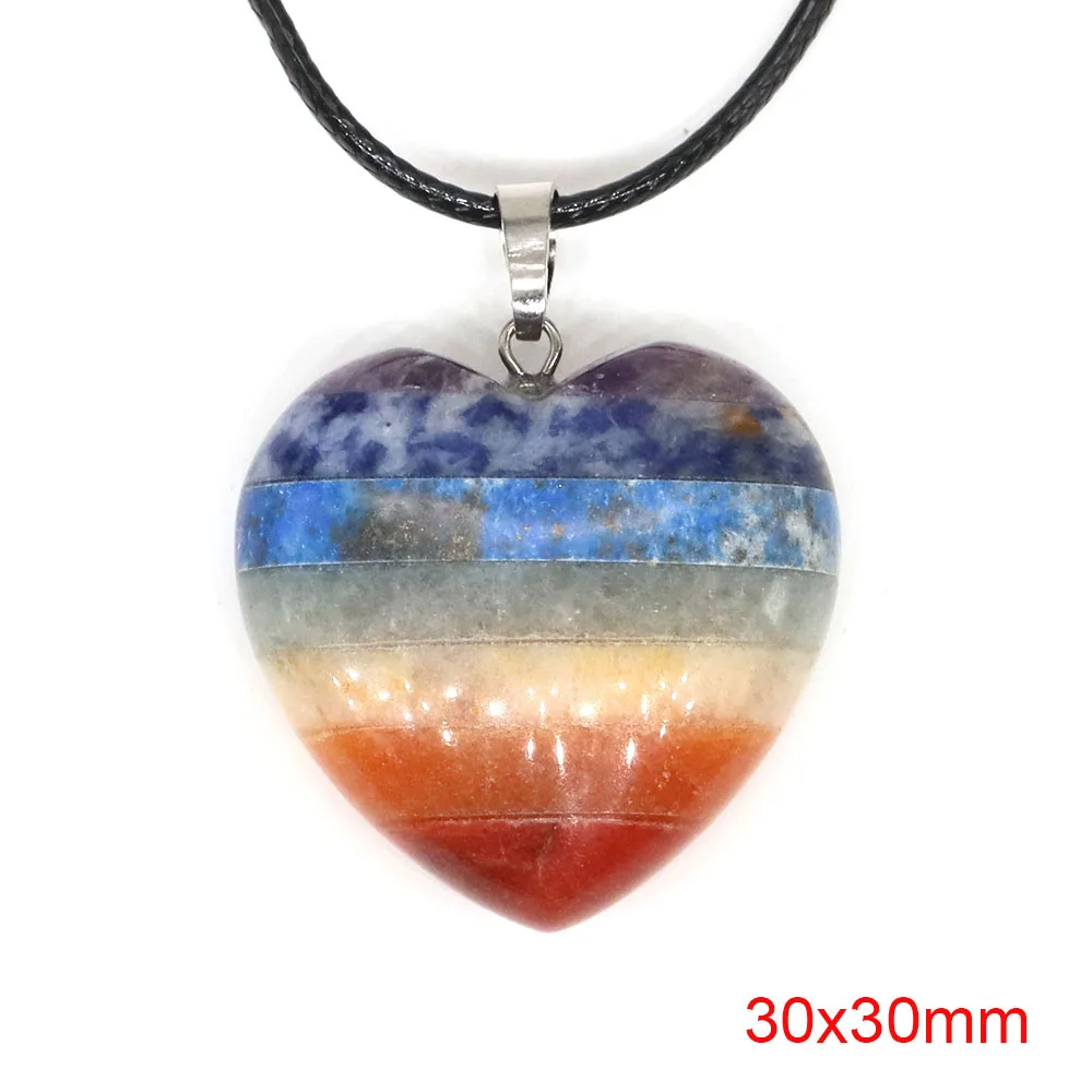 

7 Chakra Natural Crystals Stones Ball Angel Heart Moon Star Reiki Healing Meditation Gemstones for Dowsing Wicca Home Decoration