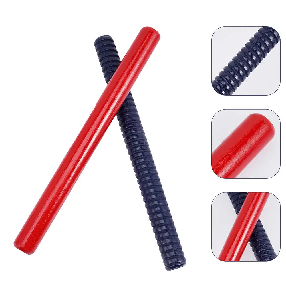 2Pcs Maple Wood Rhythm Sticks Unique Percussion Sticks for Children Musical Coordination Hand Eye Development Classroom Home Use