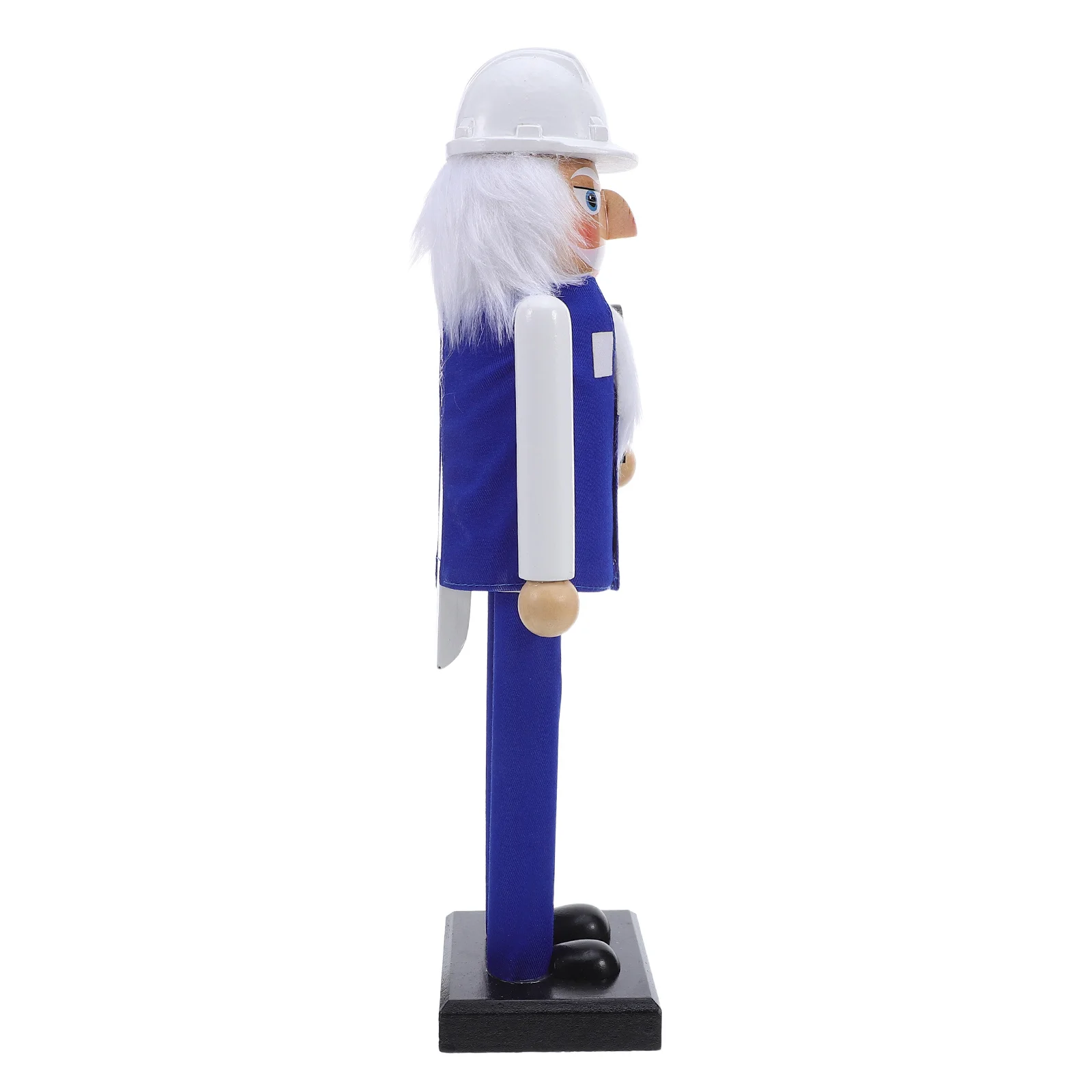 

Wood Soldier Hand Painted Christmas Decoration Desktop Holiday Ornament Xmas Nutcracker Soldier Wood Nutcracker Decoration