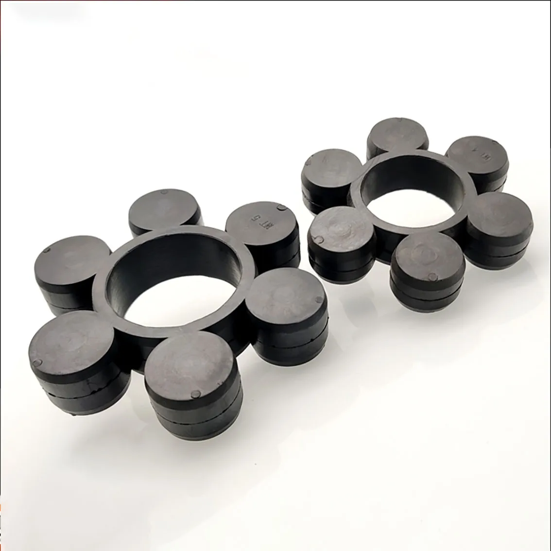 Rubber MT/YOX Plum Blossom Pad Coupling Elastic Block Polyurethane Rubber Ring Cow Tendon Buffer Pad OD:48~356mm ID:19~215mm